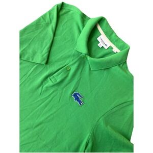 Lacoste Women's Polo Shirt XL‎ Green Loose Fit NWOT BIG LOGO France 6
